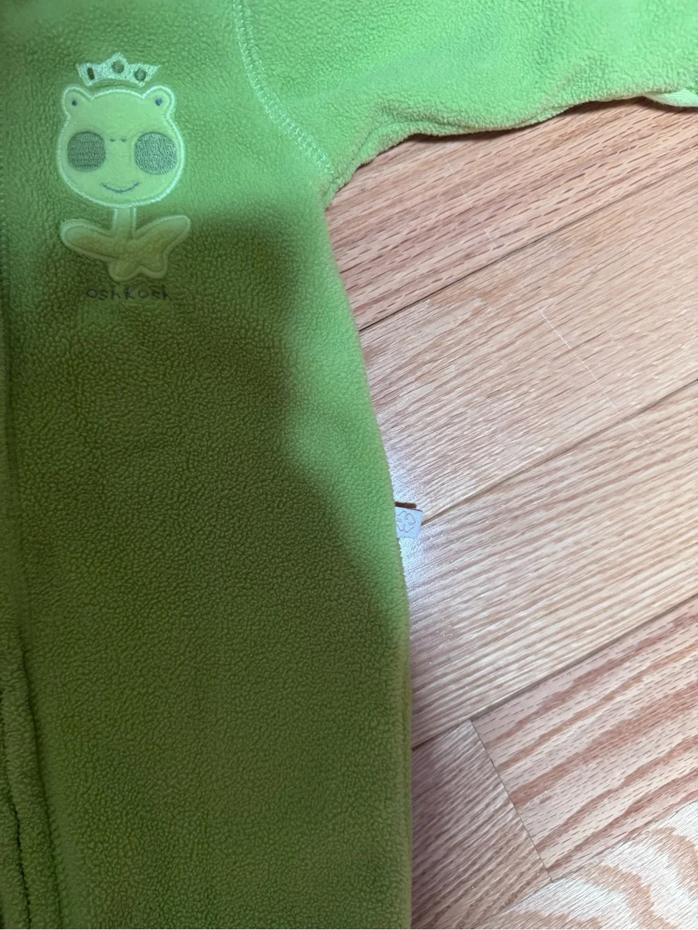 VINTAGE OSHKOSH BABY ALIEN ONE PIECE GREEN M(3/6)